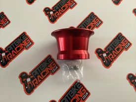 red 50mm Velocity Stack with fitting screws for Nibbi Carbs